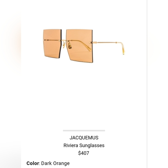Jacquemus Riviera Sunglasses - Tan